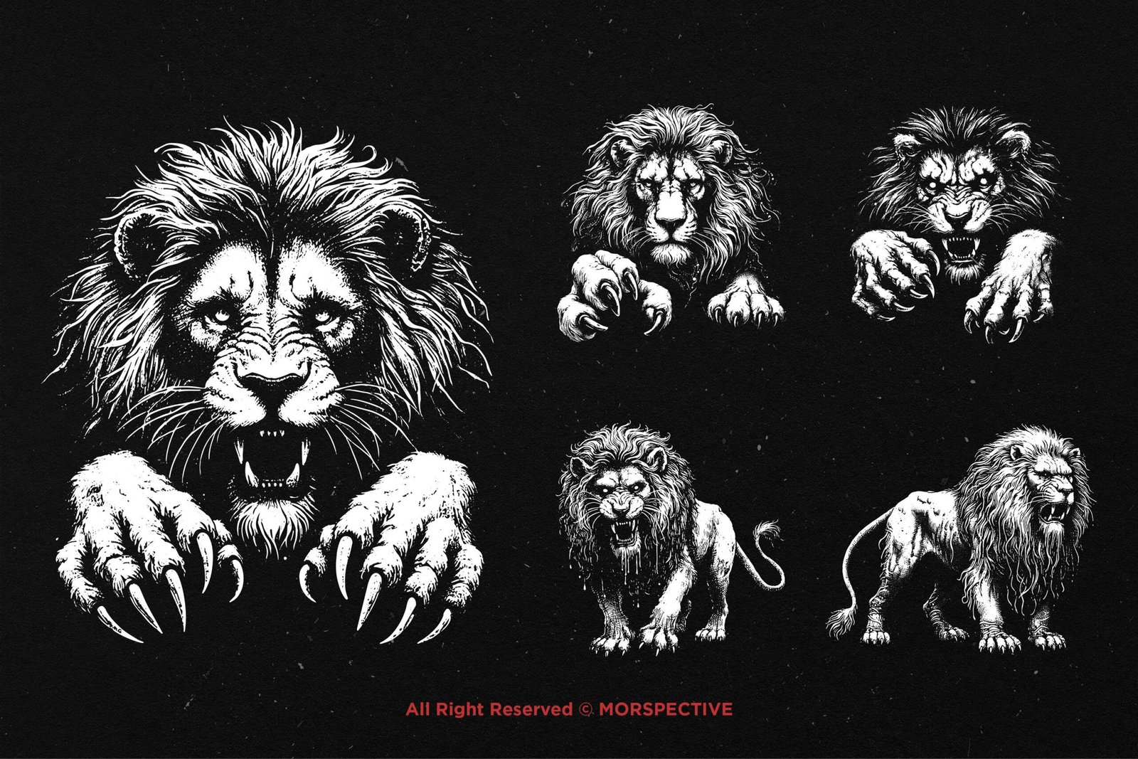 10 Bundle Dark Art Leo 4 10 Bundle Dark Art Leo - Image 4