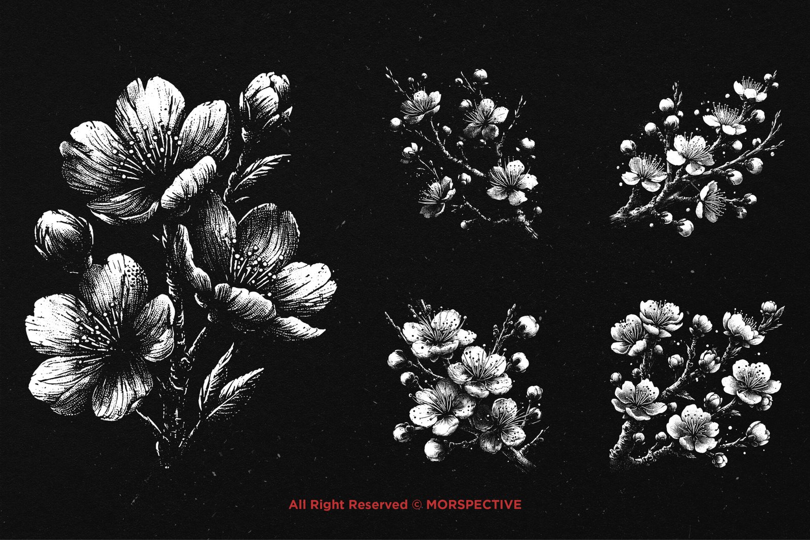 10 Bundle Dark Art Sakura 4 10 Bundle Dark Art Sakura - Image 4