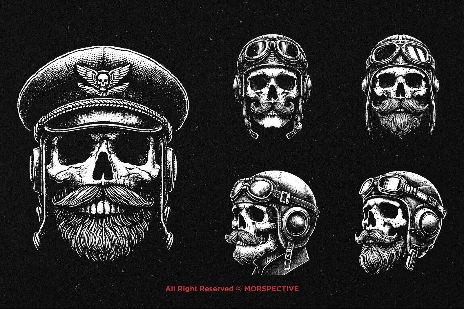 10 Bundle Dark Art Skull Pilot 4 10 Bundle Dark Art Skull Pilot - Image 4
