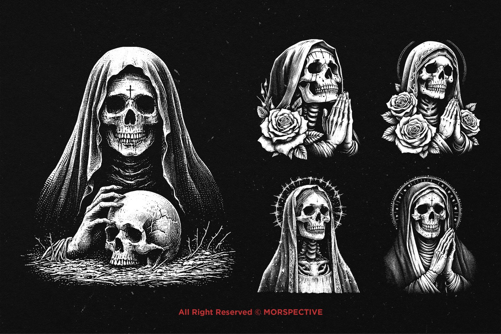 10 Bundle Dark Art Mother Skull 4 10 Bundle Dark Art Mother Skull - Image 4