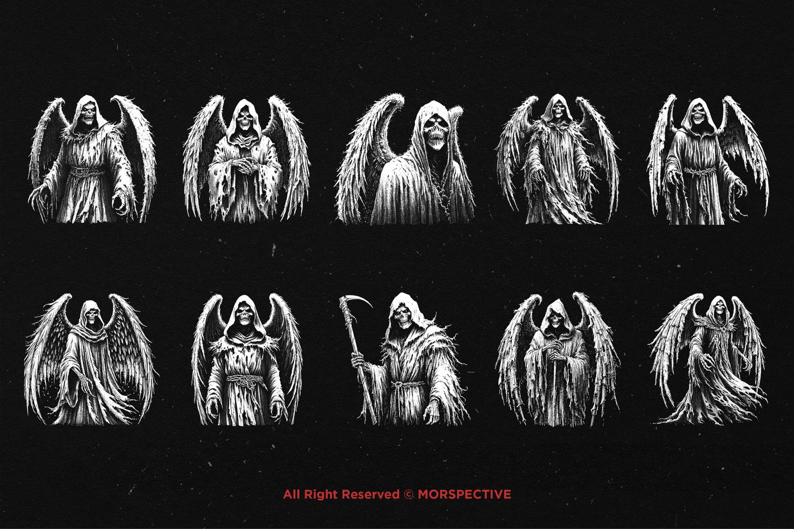 10 Bundle Dark Art Nazgul Angel 5 10 Bundle Dark Art Nazgul Angel - Image 5