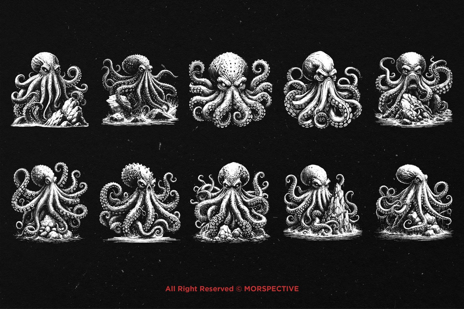 10 Bundle Dark Art Kraken 5 10 Bundle Dark Art Kraken - Image 5