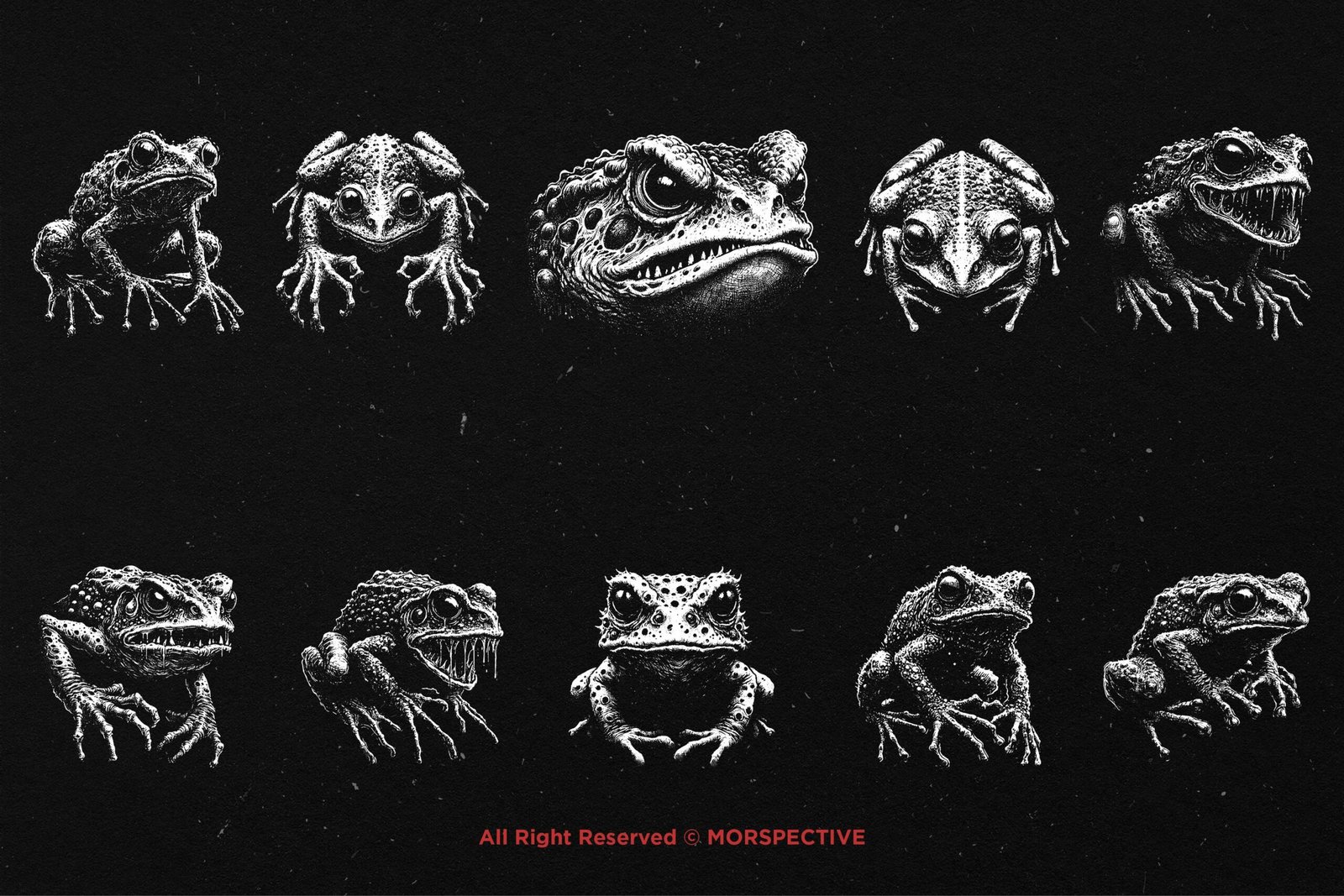 10 Bundle Dark Art Frog 5 10 Bundle Dark Art Frog - Image 5