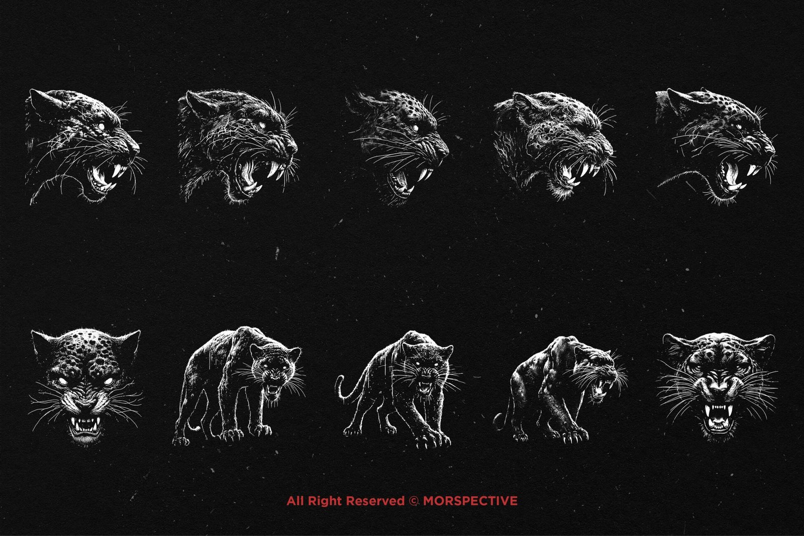 10 Bundle Dark Art Panther Beast 5 10 Bundle Dark Art Panther Beast - Image 5