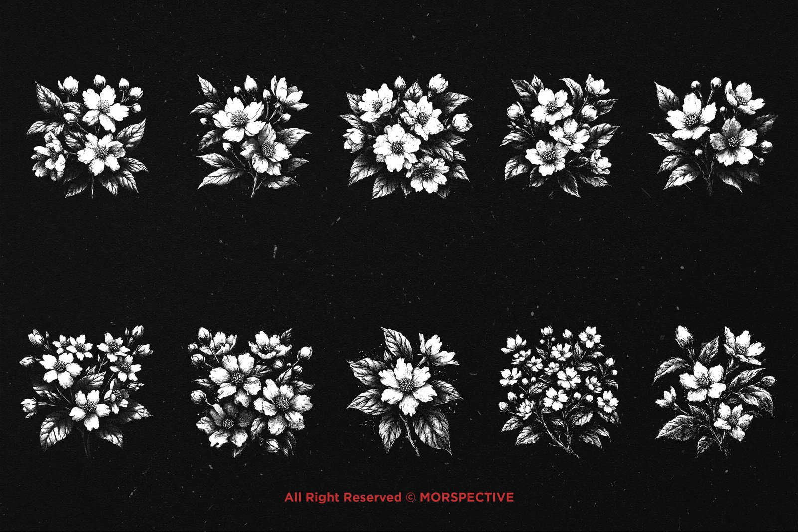10 Bundle Dark Art Jasmine Flower 5 10 Bundle Dark Art Jasmine Flower - Image 5