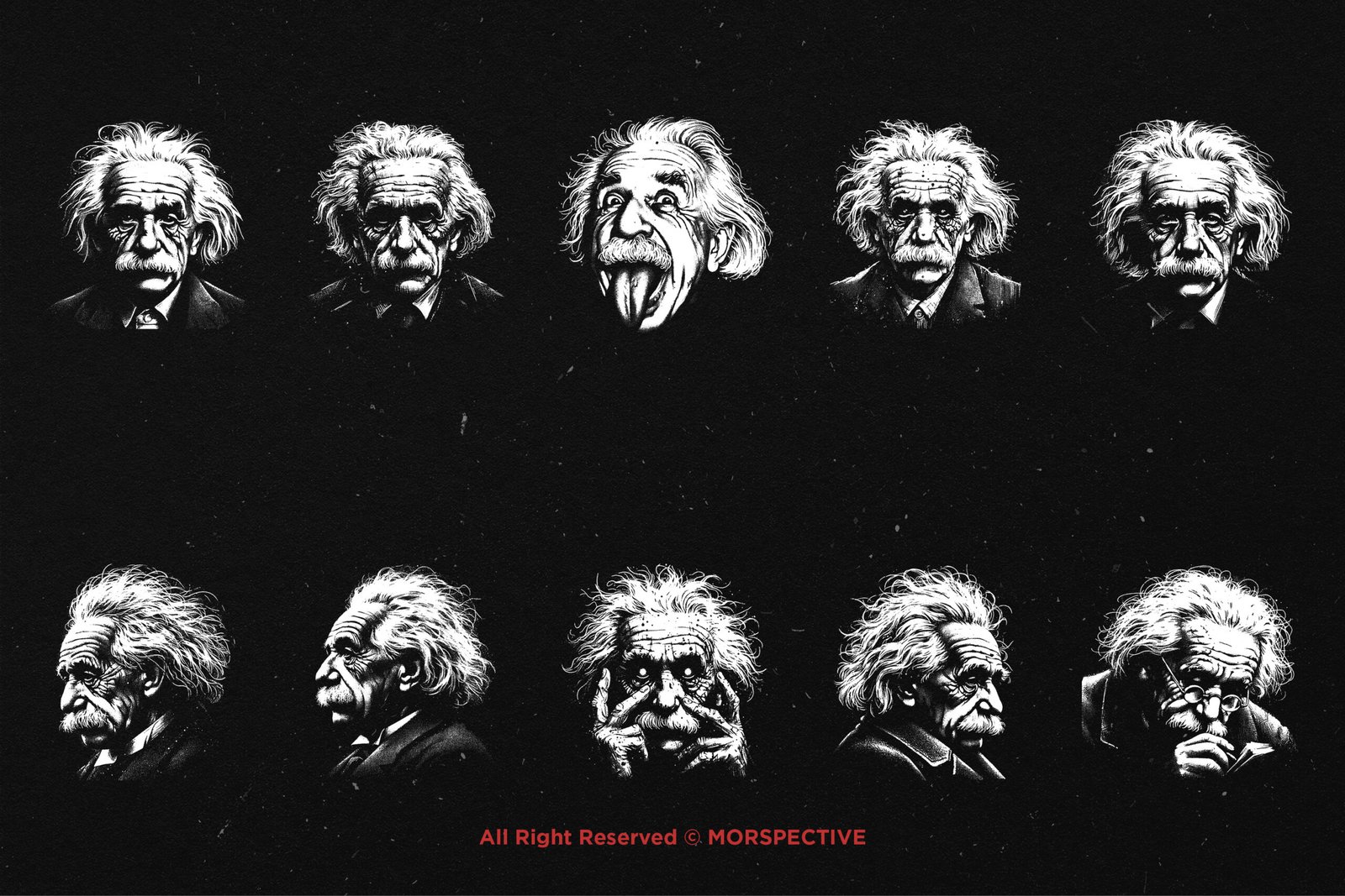 10 Bundle Dark Art Einstein Scientist 5 10 Bundle Dark Art Einstein Scientist - Image 5