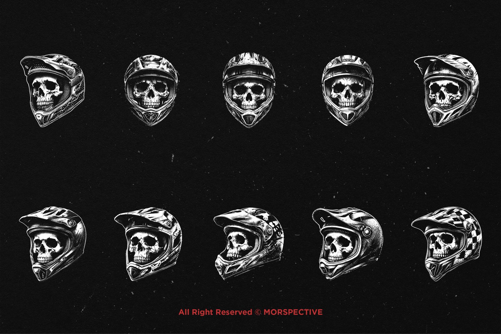 10 Bundle Dark Art Skull Motocross 5 10 Bundle Dark Art Skull Motocross - Image 5