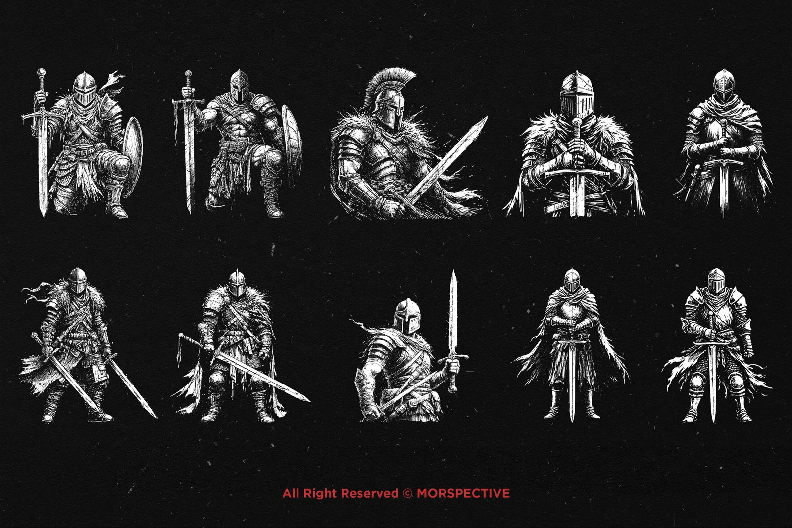 10 Bundle Dark Art Warrior 5 10 Bundle Dark Art Warrior - Image 5