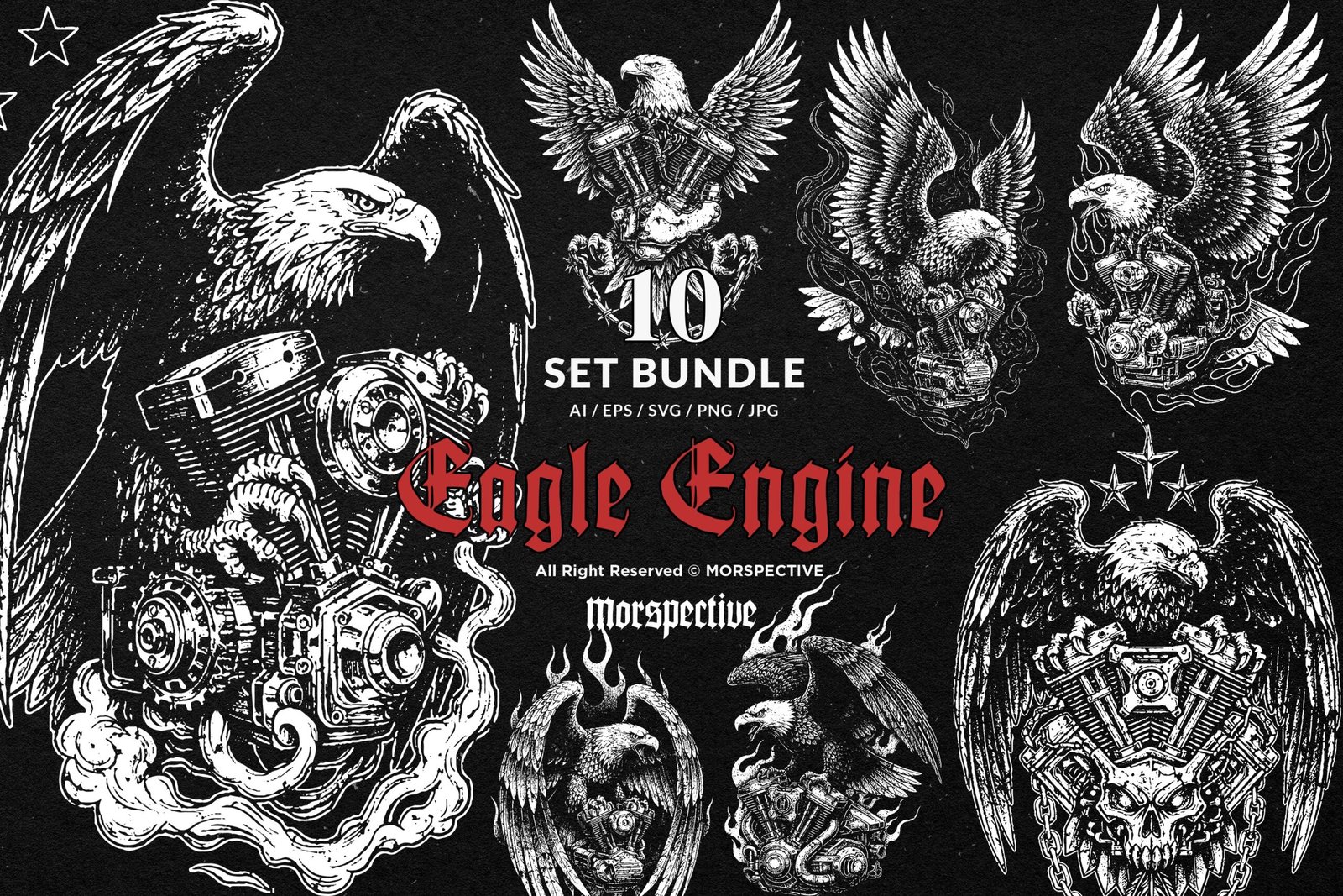 10 Bundle Dark Art Eagle Engine 1 10 Bundle Dark Art Eagle Engine
