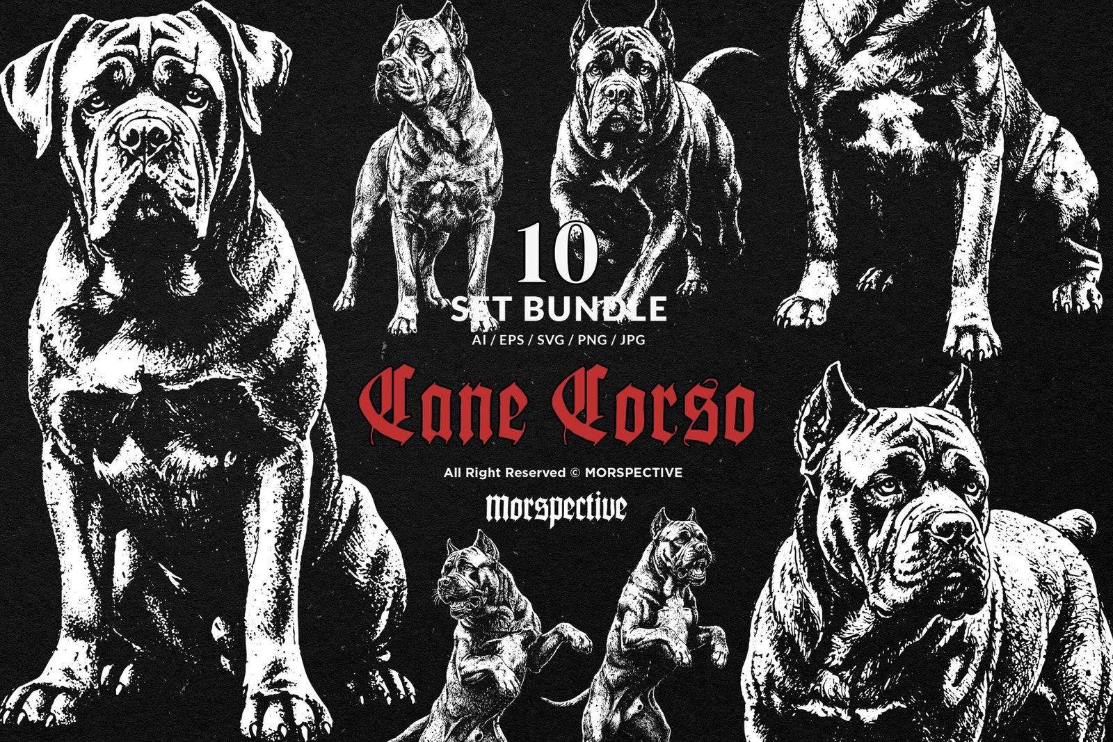 10 Bundle Dark Art Cane Corso 1 10 Bundle Dark Art Cane Corso