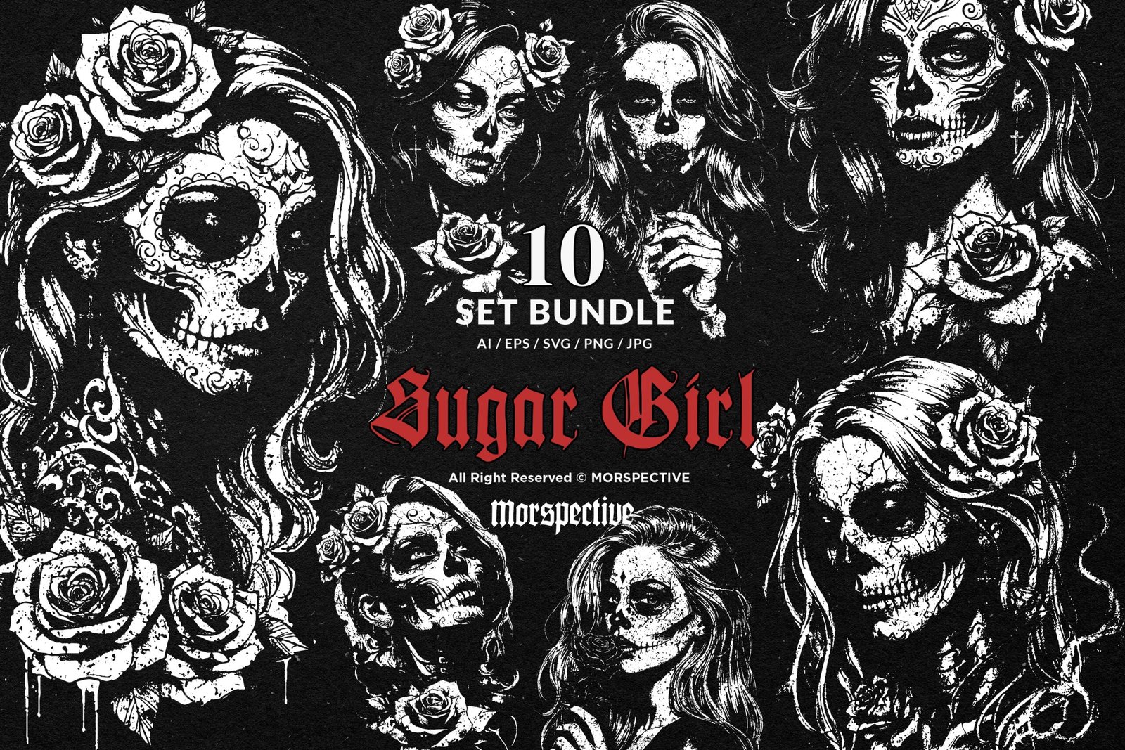 10 Bundle Dark Art Sugar Girl 1 10 Bundle Dark Art Sugar Girl