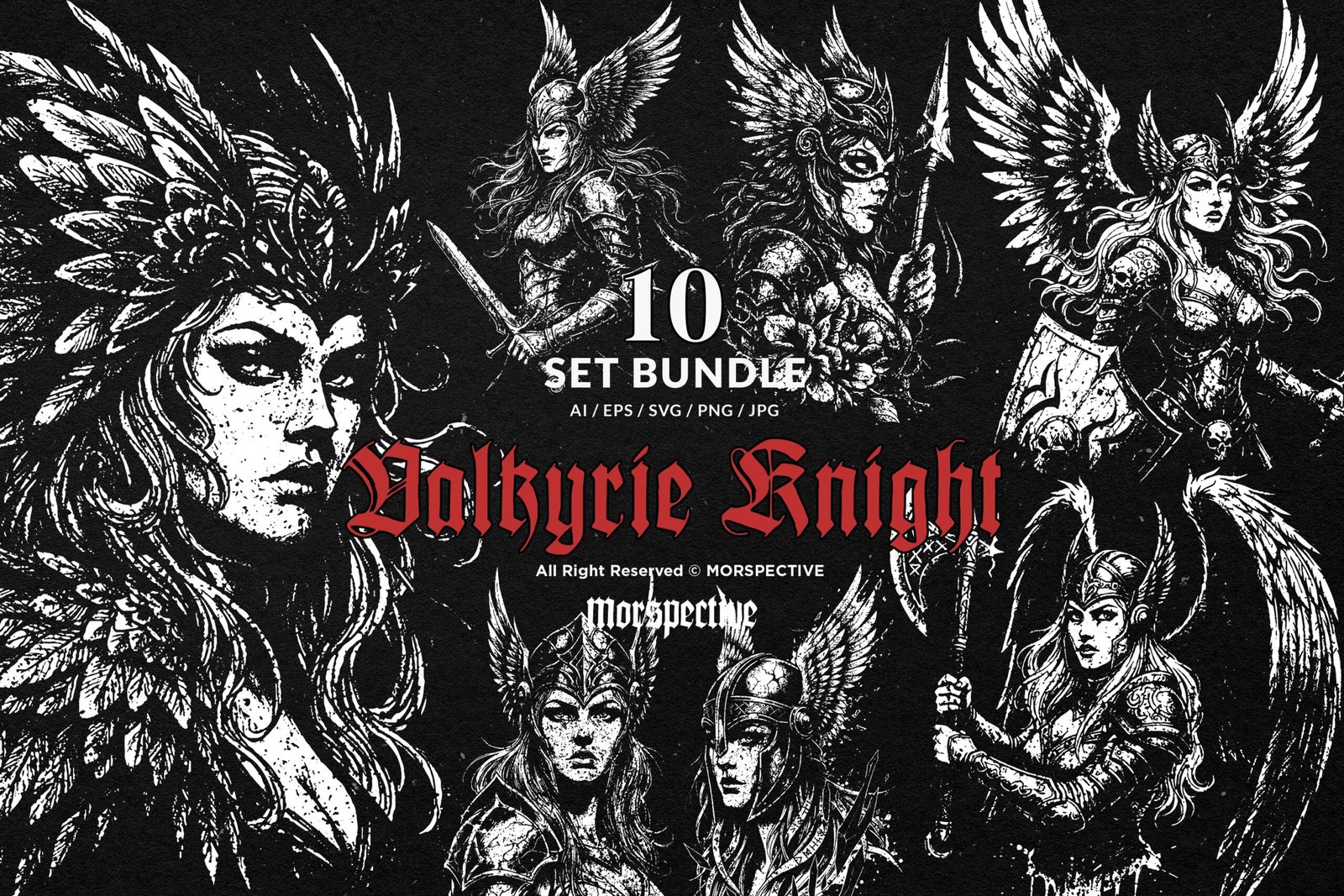 10 Bundle Dark Art Valkyrie Knight 1 10 Bundle Dark Art Valkyrie Knight