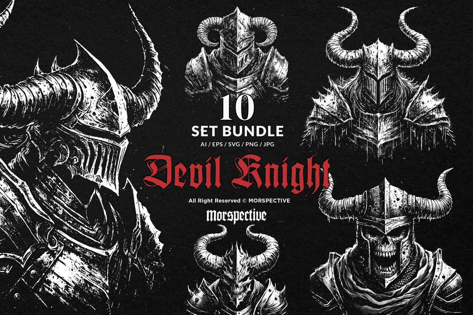 10 Bundle Dark Art Devil Knight 1 10 Bundle Dark Art Devil Knight