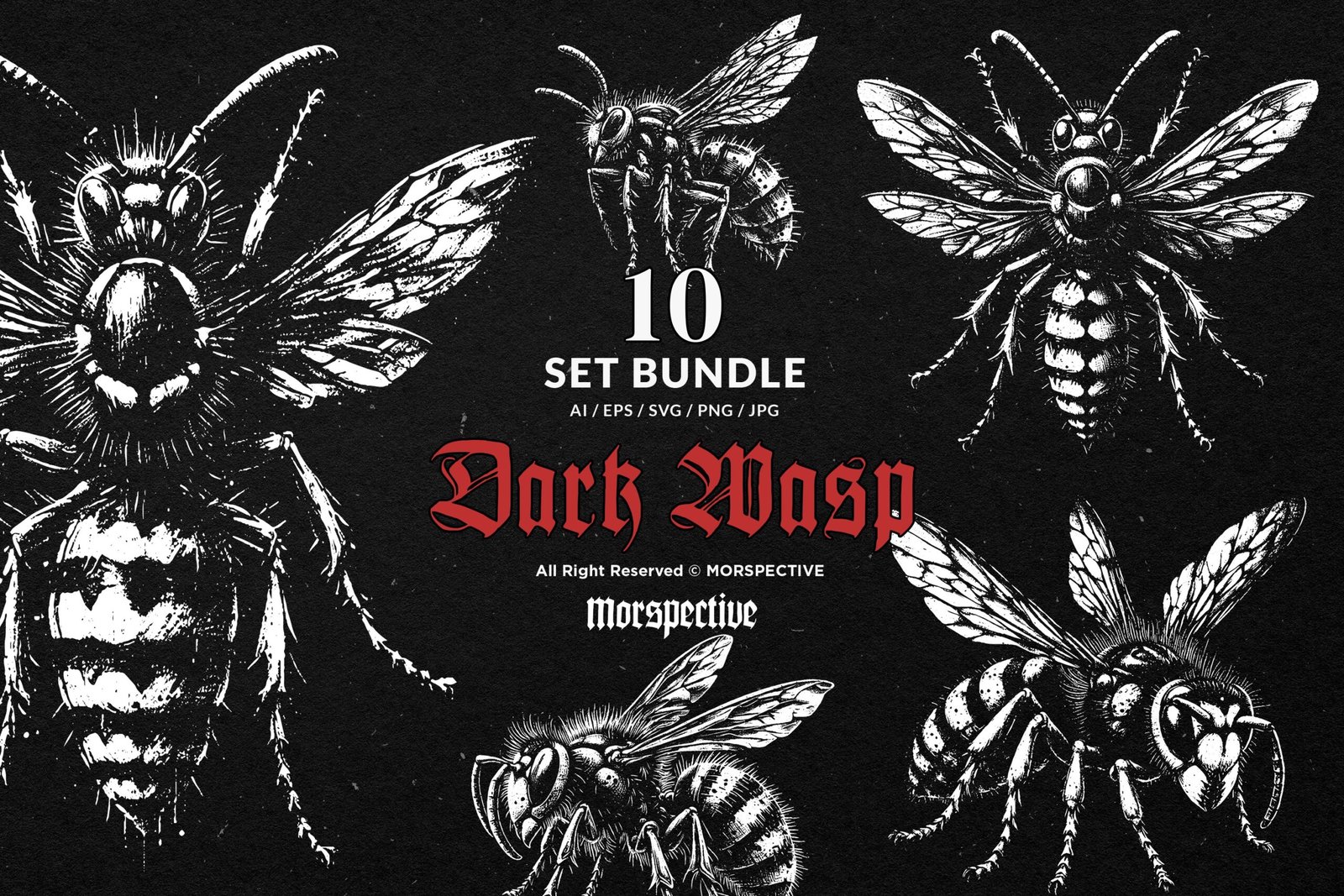 10 Bundle Dark Art Wasp 1 10 Bundle Dark Art Wasp