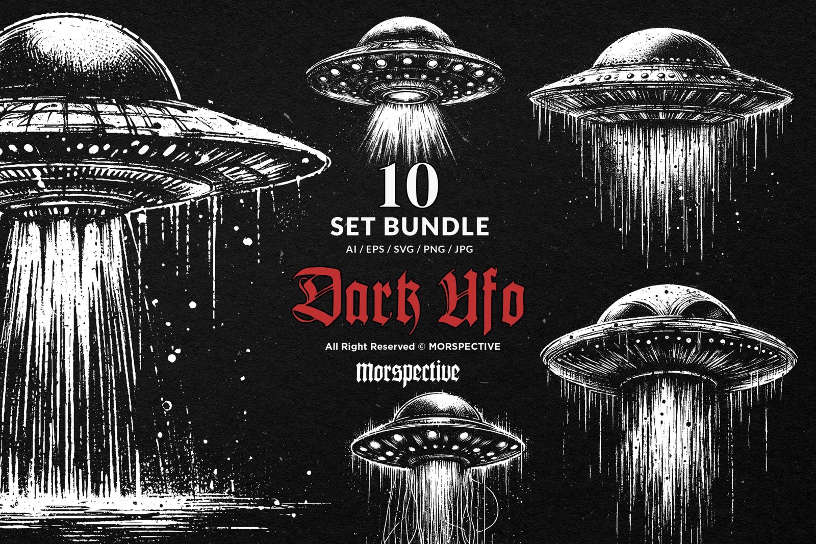 10 Bundle Dark UFO Plane 1 10 Bundle Dark UFO Plane