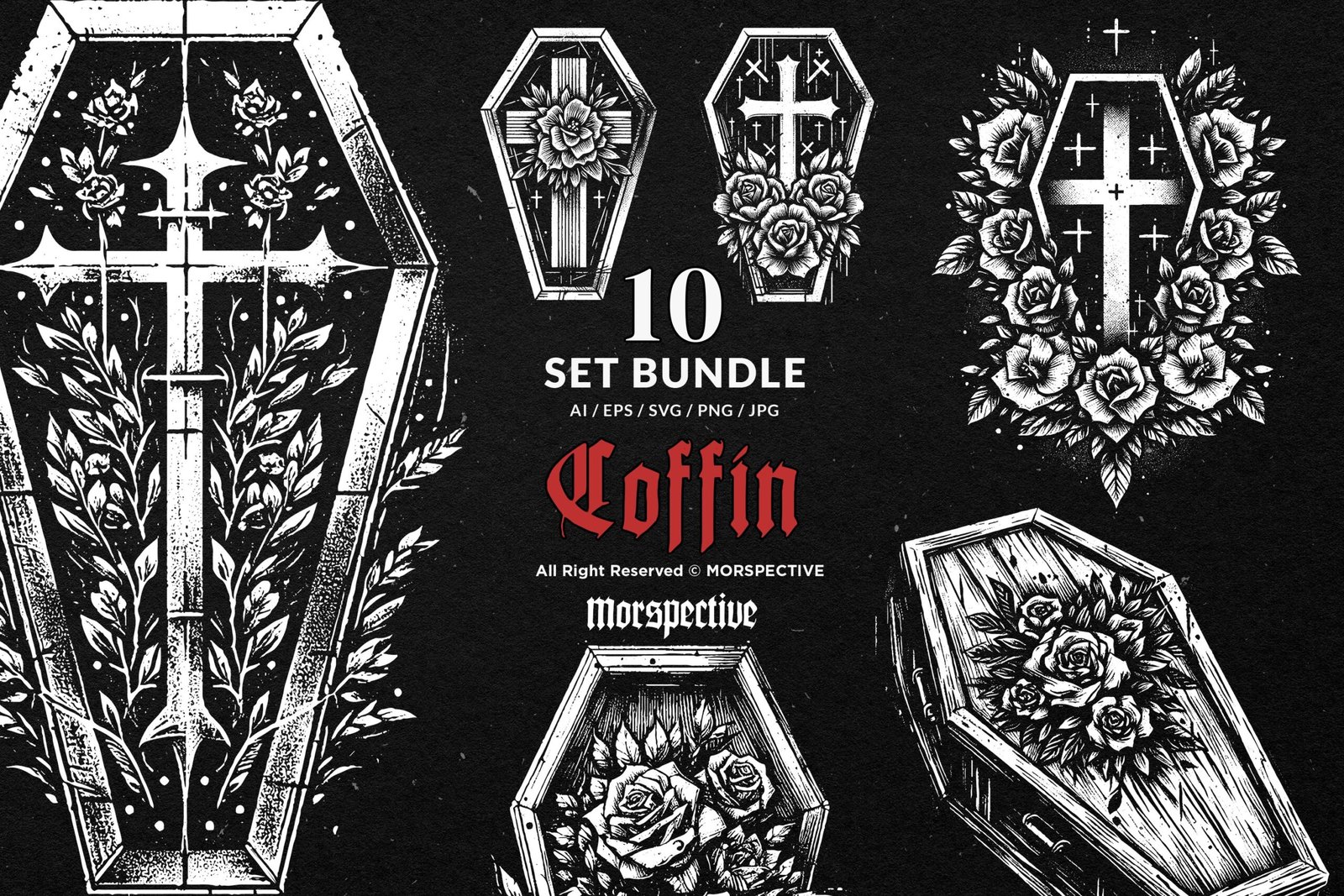10 Bundle Dark Art Coffin Death 1 10 Bundle Dark Art Coffin Death