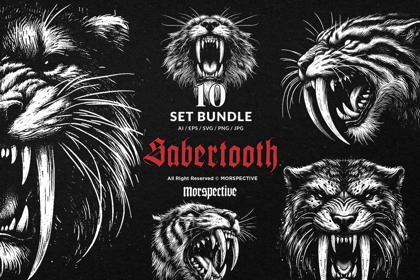 10 Bundle Dark Art Sabertooth 1 10 Bundle Dark Art Sabertooth
