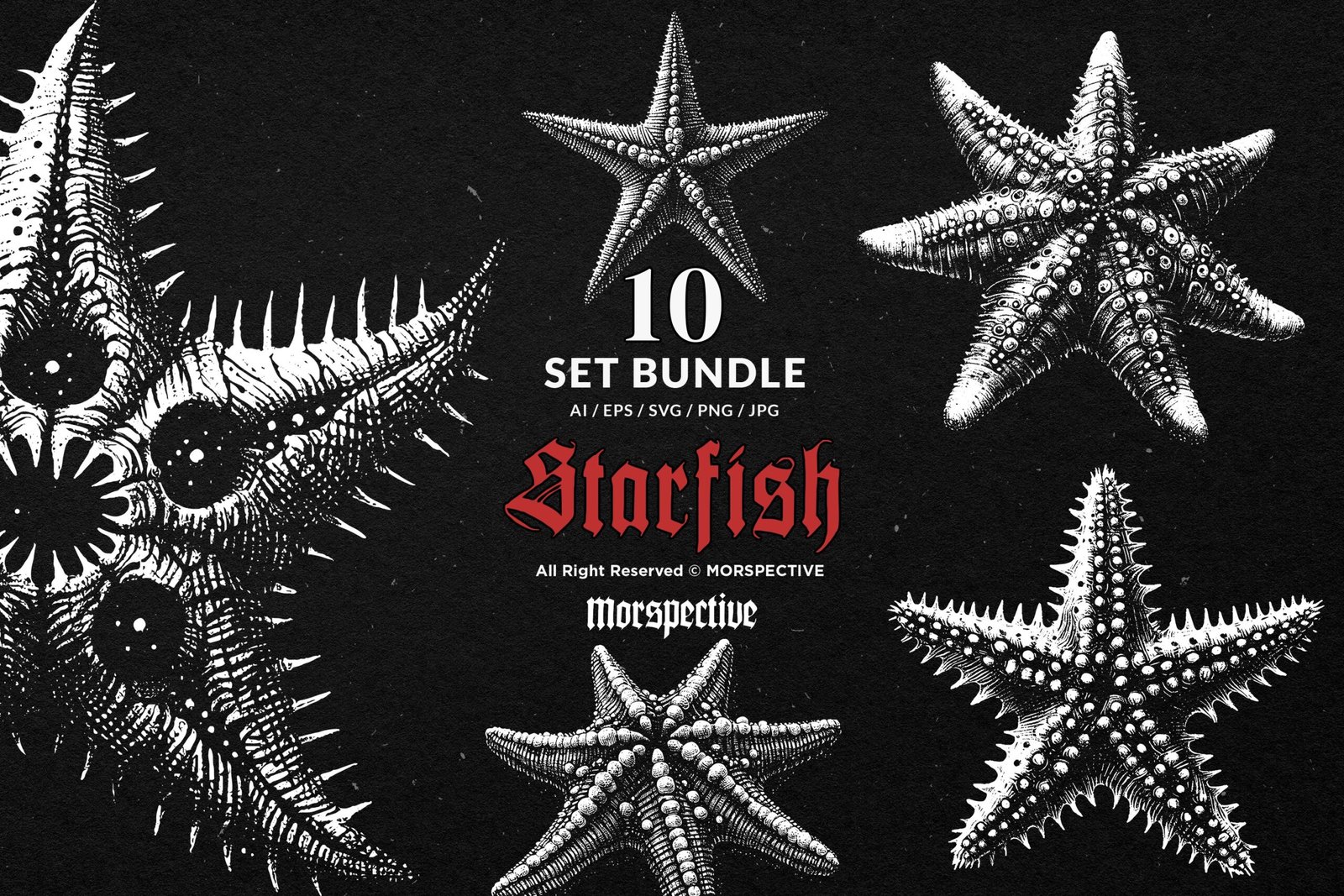 10 Bundle Dark Art Starfish 1 10 Bundle Dark Art Starfish