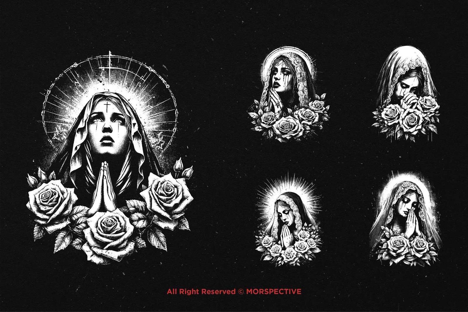 10 Bundle Dark Art Skull Sad Mother Marry 3 10 Bundle Dark Art Skull Sad Mother Marry - Image 3