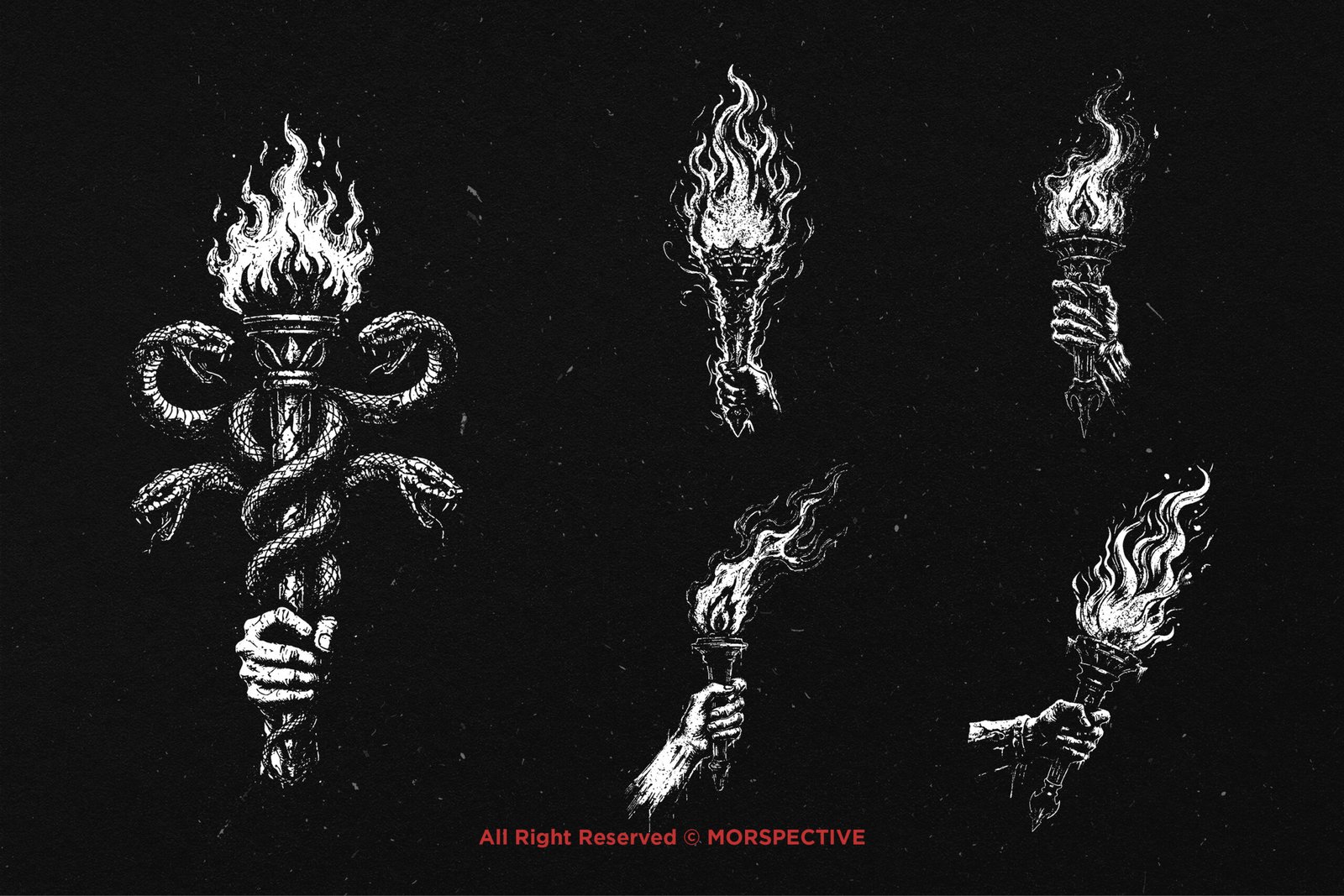 10 Bundle Dark Art Torch Flame 3 10 Bundle Dark Art Torch Flame - Image 3