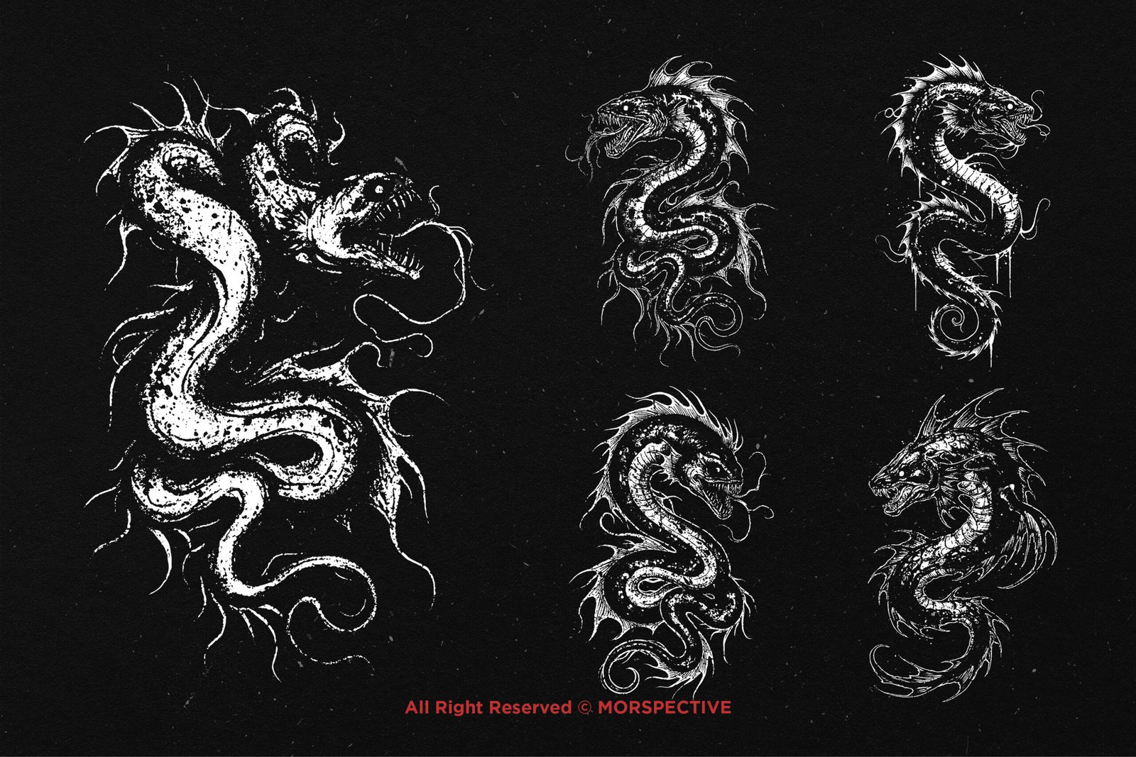 10 Bundle Dark Art Monster Eel 3 10 Bundle Dark Art Monster Eel - Image 3