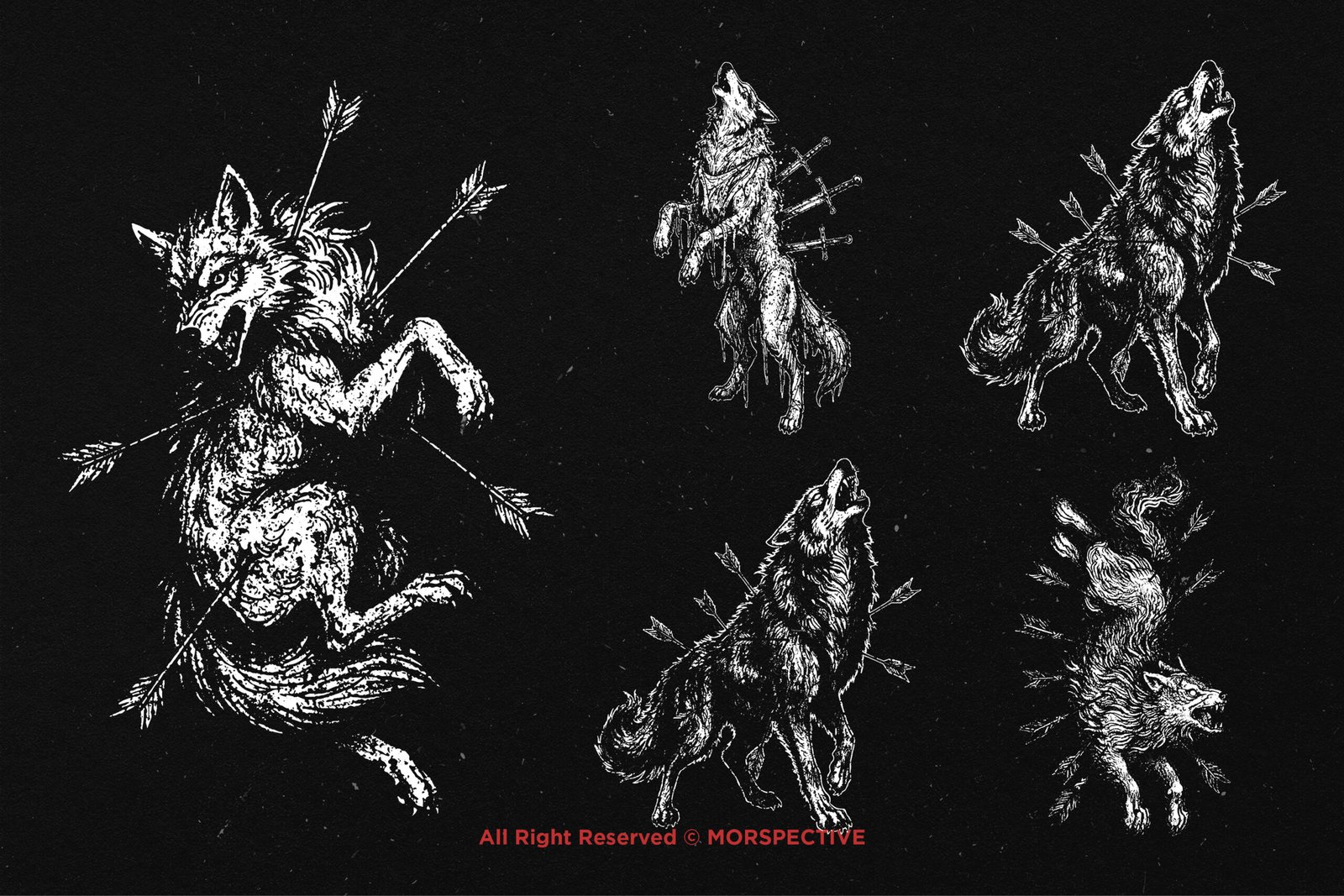 10 Bundle Dark Art Stab Wolf 3 10 Bundle Dark Art Stab Wolf - Image 3