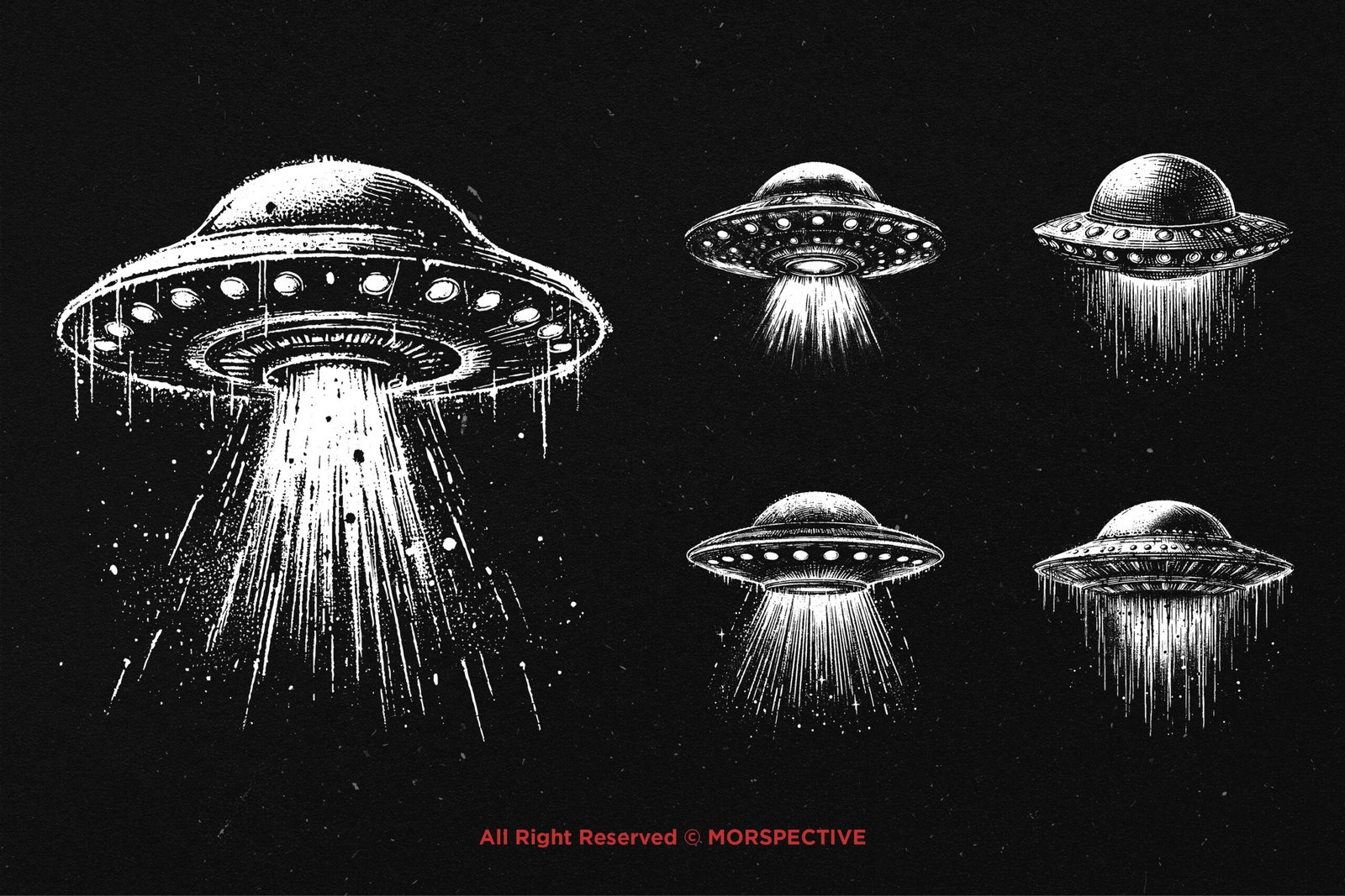 10 Bundle Dark UFO Plane 3 10 Bundle Dark UFO Plane - Image 3