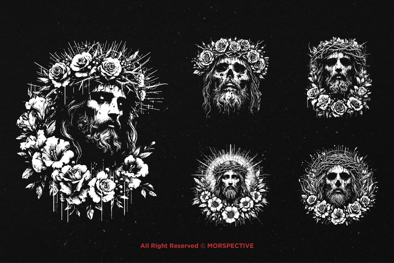 10 Bundle Dark Art God Floral 3 10 Bundle Dark Art God Floral - Image 3