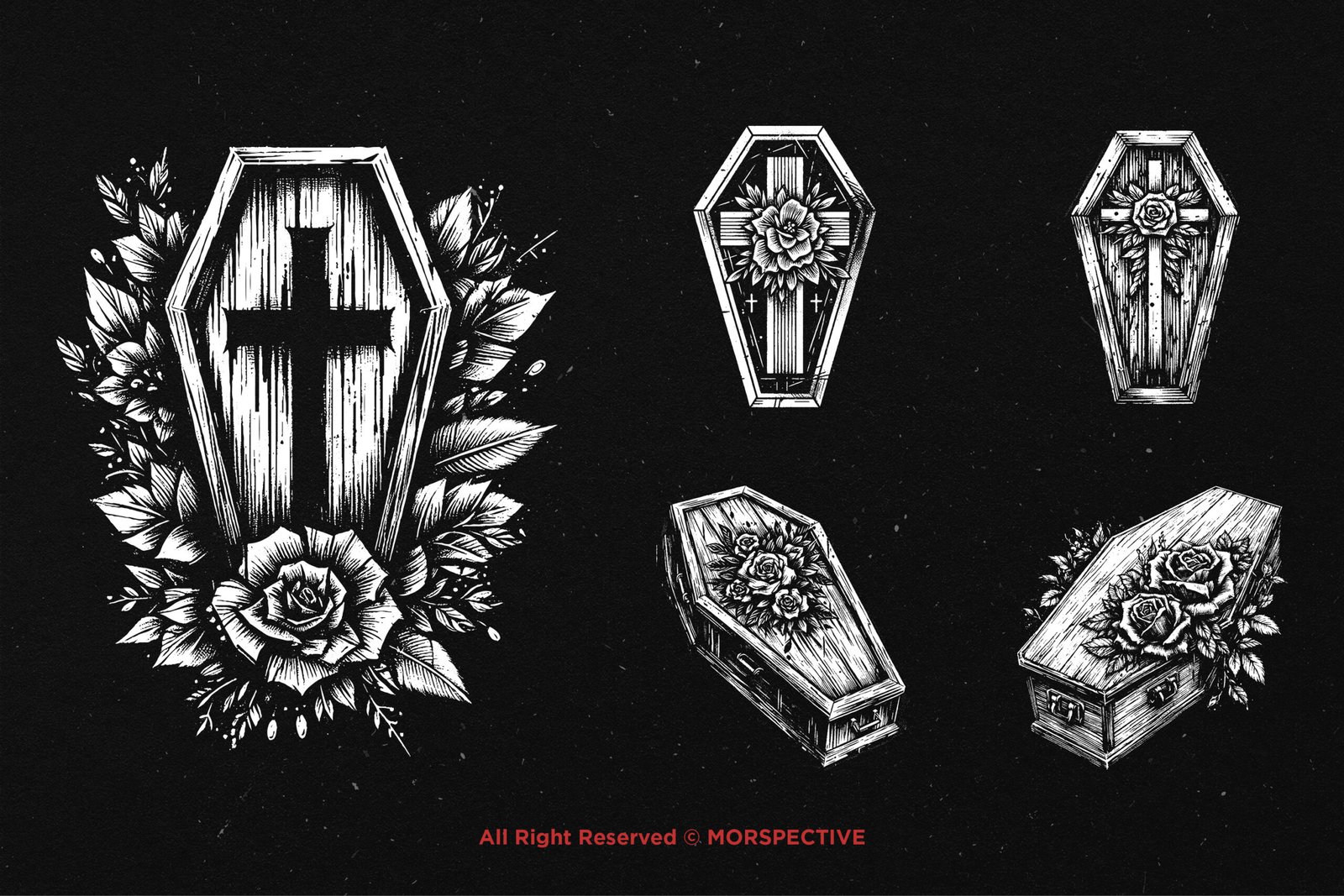 10 Bundle Dark Art Coffin Death 3 10 Bundle Dark Art Coffin Death - Image 3