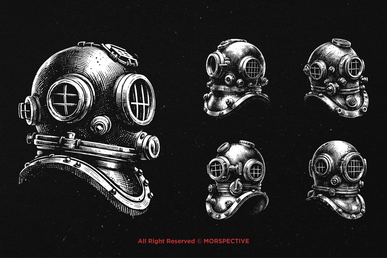 10 Bundle Dark Art Divers Helm 3 10 Bundle Dark Art Divers Helm - Image 3