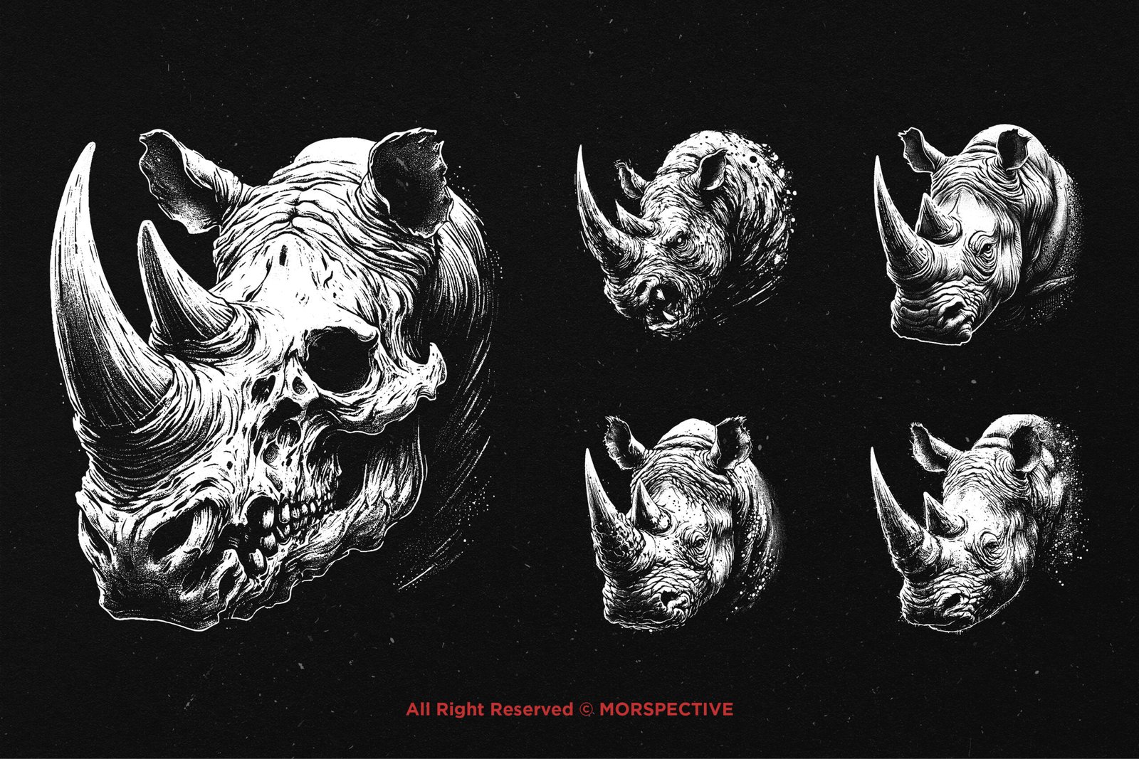 10 Bundle Dark Art Rhino 3 10 Bundle Dark Art Rhino - Image 3