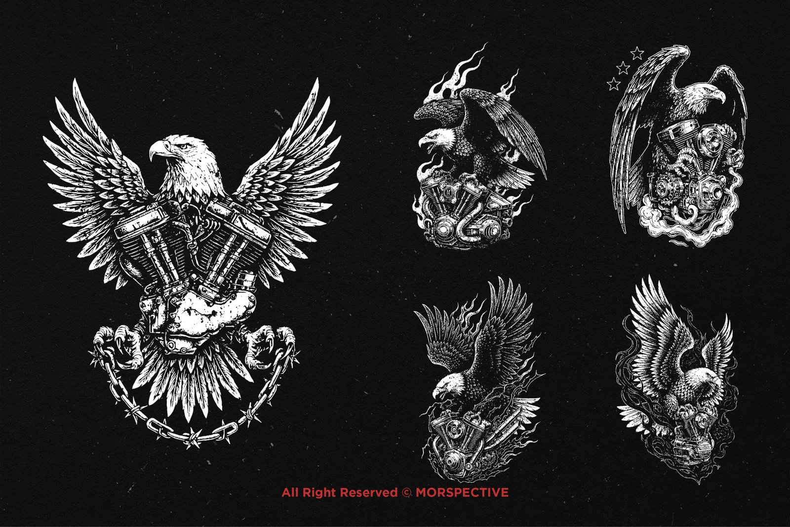 10 Bundle Dark Art Eagle Engine 4 10 Bundle Dark Art Eagle Engine - Image 4
