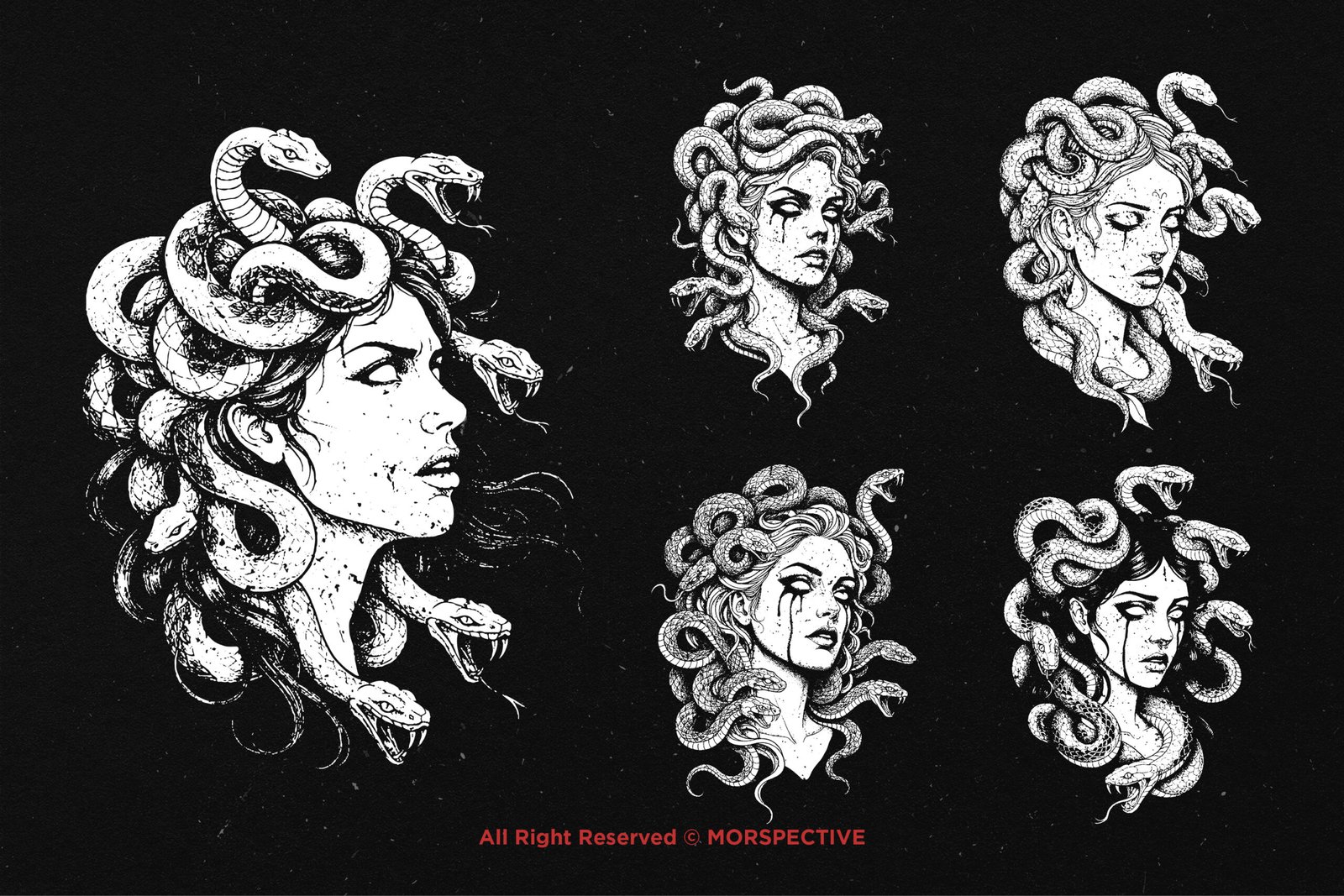 10 Bundle Dark Art Medusa 4 10 Bundle Dark Art Medusa - Image 4