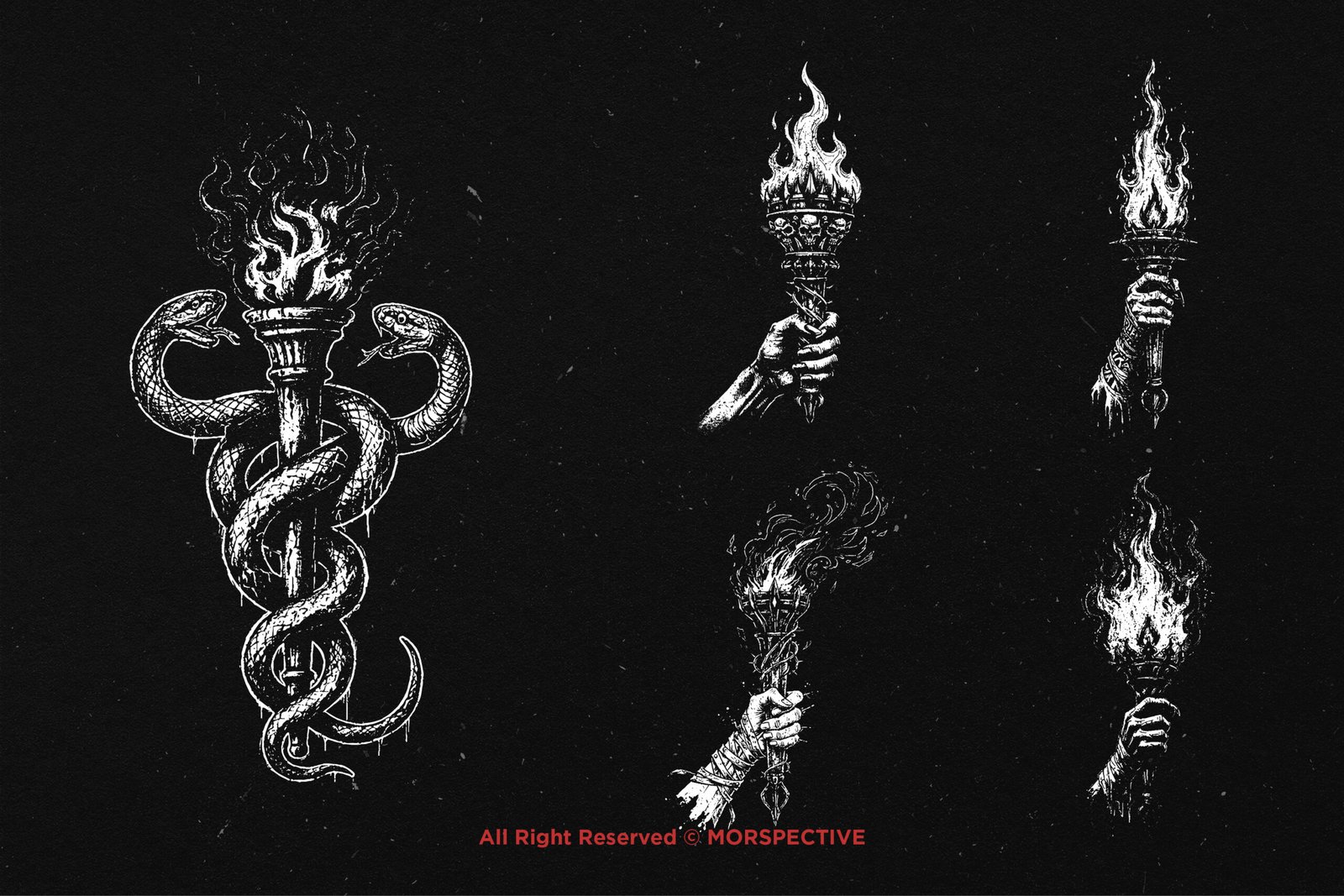 10 Bundle Dark Art Torch Flame 4 10 Bundle Dark Art Torch Flame - Image 4