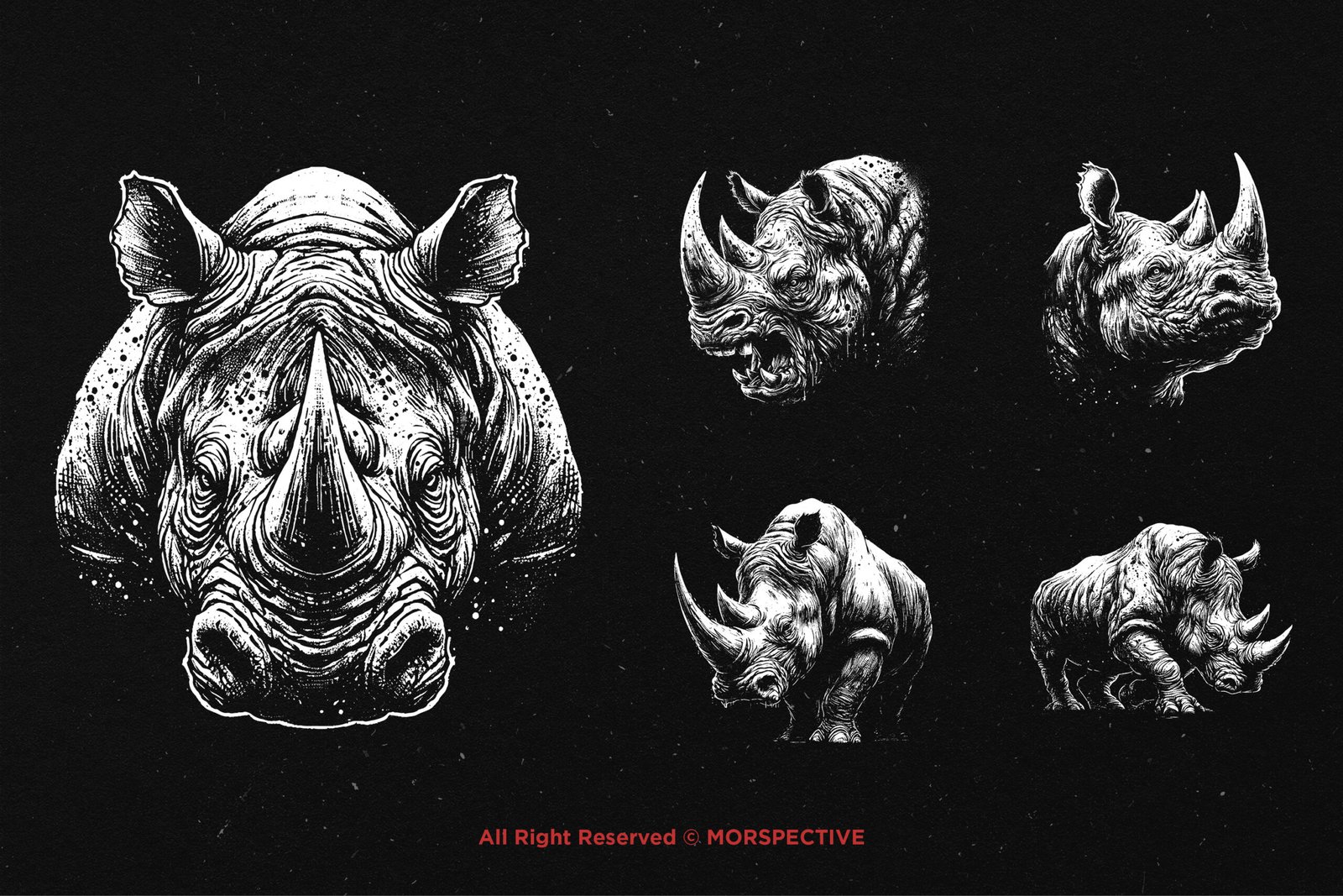 10 Bundle Dark Art Rhino 4 10 Bundle Dark Art Rhino - Image 4