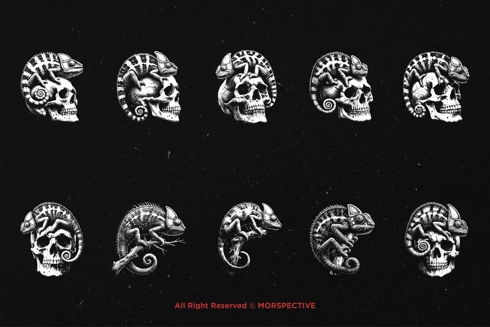 10 Bundle Dark Art Chameleon 5 10 Bundle Dark Art Chameleon - Image 5