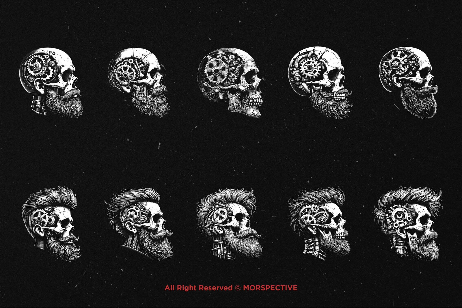 10 Bundle Dark Art Skull Machine 5 10 Bundle Dark Art Skull Machine - Image 5