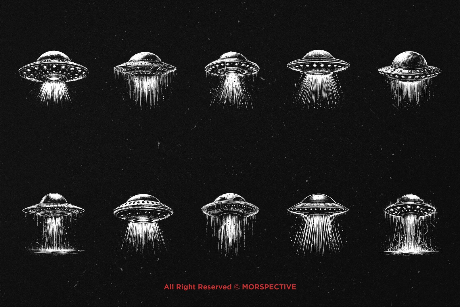 10 Bundle Dark UFO Plane 5 10 Bundle Dark UFO Plane - Image 5