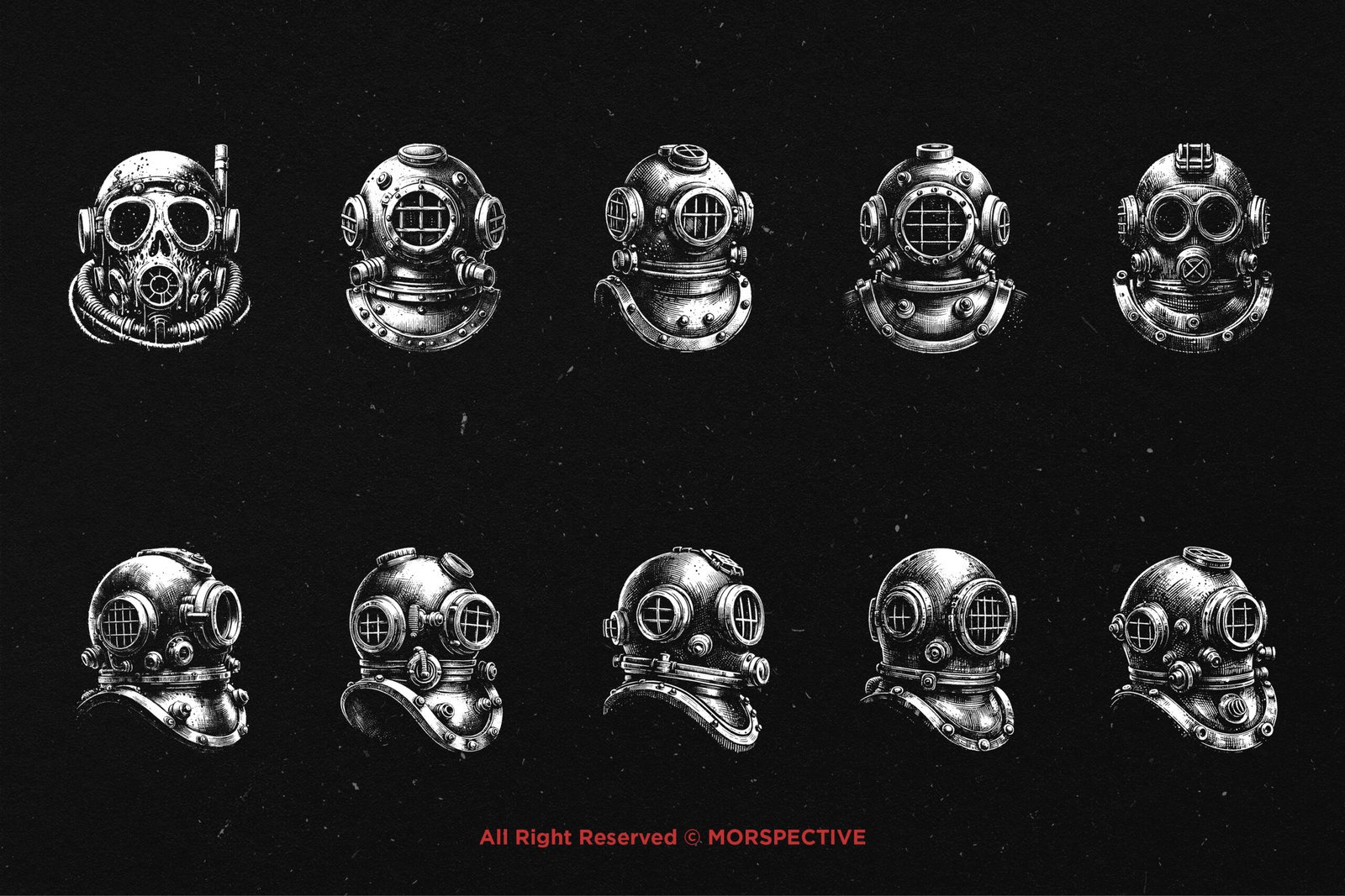10 Bundle Dark Art Divers Helm 5 10 Bundle Dark Art Divers Helm - Image 5