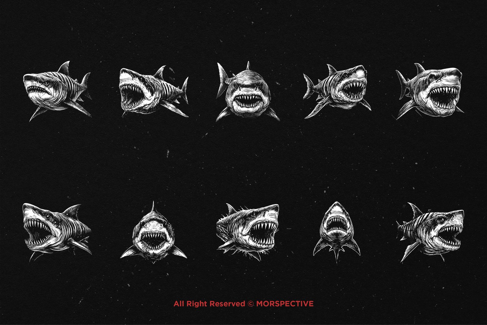 10 Bundle Dark Art Megalodon 5 10 Bundle Dark Art Megalodon - Image 5